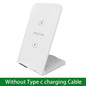 Wireless Charger Station Earphone Phone Fast Charging Charger Holder For iPhone 16 15 14 13 Pro Max Samsung S24 S23 Xiaomi