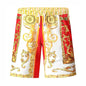 Gold Luxury Swimwear Shorts Breathable Surf Board Shorts Men's Vacation Beach Shorts Quick Dry Swimsuit Summer Sports Trunks Boy