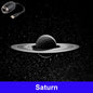 Romantic LED Starry Sky Night Light USB Powered Saturn Galaxy Projector Lamp for Car Roof Party Room Ceiling Decor Plug and Play