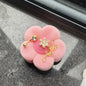 DUOYING Custom Name Belly Ring Charms Personalized Flower Button Ring Blue Eyes Crystal Sexy Body Piercing Jewelry For Women