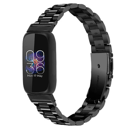 Fitbit Inspire 3 Stainless Steel Link Bracelet Band, Solid & Two-Tone