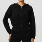 Women’s Hooded Zip-Up Yoga Running Jacket