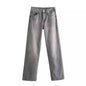 Women's Y2K High Waist Straight Leg Jeans
