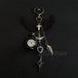 Original Hollow Heart Pocket Watch Chain Keychain Design Steampunk Clock Vintage Necklace Pendant Jewelry Watch Men Women Gift