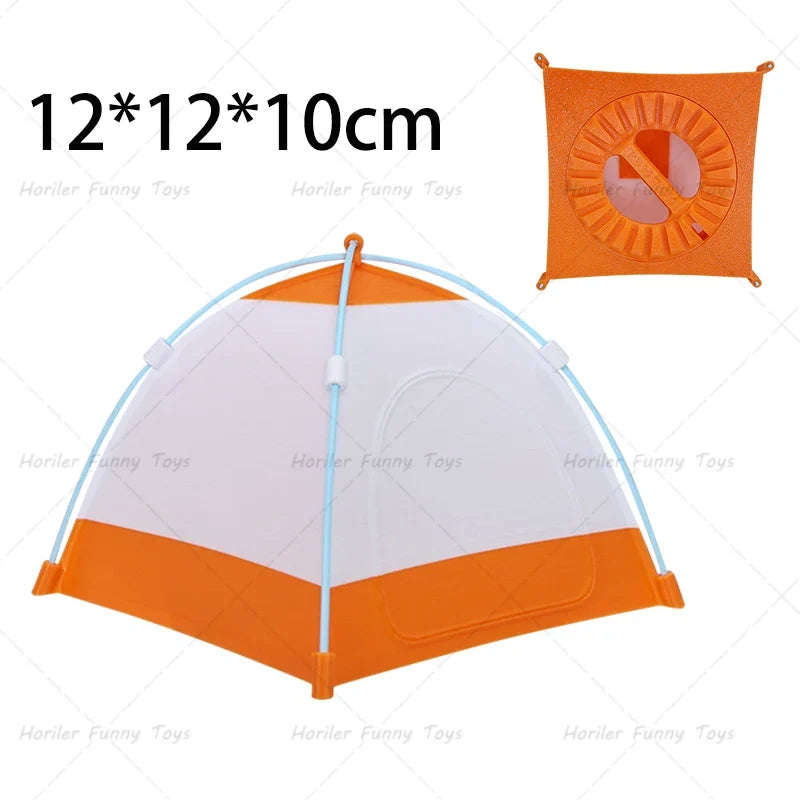 Camping Simulation Small Tent Model Removable Toy Decoration Camping