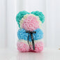 Rose Flower Bear Hand Made Rose Teddy Bear Gifts for Women Valentine's Day Mothers Day Wedding Anniversary