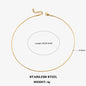Hot Classic Unisex Flat Snake Chain Choker Necklace For Women Stainless Steel Herringbone Gold Silver Color Fashion Jewelry Gift
