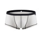 Men's Underwear Personalized Design Low Waist Boxers Pack Breathable Single Layer U Convex Pouch Boxershorts Men