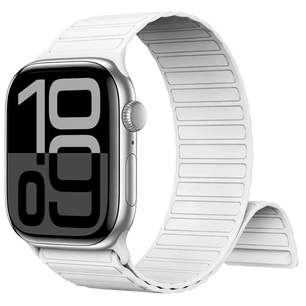 Silicone Strap For Apple Watch 46mm 42mm 49mm Magnetic Band For iWatch Ultra 3 2 Series 12 11 10 9 8 7 6 5 SE Bracelet Correa