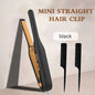 2-In-1 Mini Hair Straightener Curler, 5 Heat Level Control, Ceramic