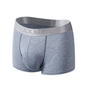 Underwear Men Boxer Briefs Mesh Pouch Penis Scrotum Separation U Convex Unterhosen Herren Boxers Hombre Boxershorts Breathable
