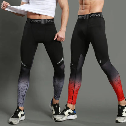 Men’s Compression Pants – Quick-Dry Athletic Running Tights | Breathable Gym Leggings for Training, Jogging & Fitness