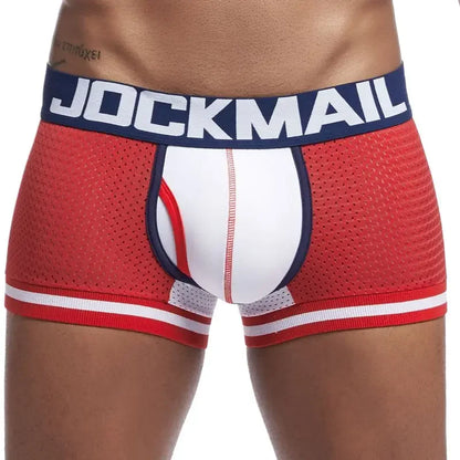 Summer Underwear Men Boxer Homme Nylon Mesh Quick Dry Sports  Fitness Men's Underpants Soft  Boxer Shorts Men Boxers Breathable