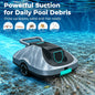 C1 Robotic Pool Cleaner, 200-Min Runtime,  Self-Parking Cordless Pool Vacuum for Above Ground & Inground Pools up to 2500 Sq.ft