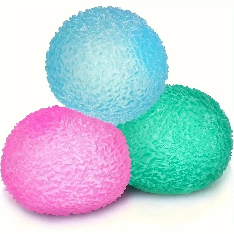 Squishy Ice Ball Toy Multicolor Stress Relief Squeeze Ball