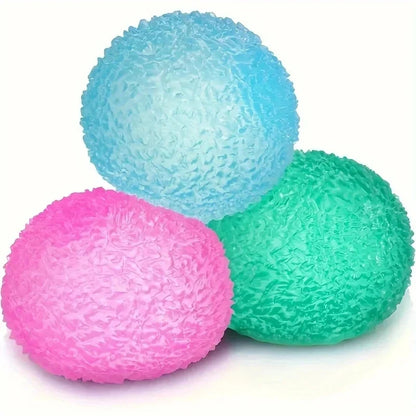 Squishy Ice Ball Toy Multicolor Stress Relief Squeeze Ball