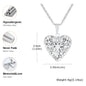 Vnox Never Fade Silver Color Stainless Steel Women Locket Pendant, Openable Heart Pendant Necklaces, Life Tree Floral Collar