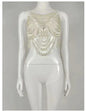 Sexy Accessories Women Bikini Pearl Chest chain Body Chain Jewelry Totally Hand-made Bra Fringed For Beach Nightclub Waist Chain