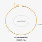 Hot Classic Unisex Flat Snake Chain Choker Necklace For Women Stainless Steel Herringbone Gold Silver Color Fashion Jewelry Gift