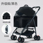 3-in-1 Pet Dog Stroller Dog Wagon with Removable Carrier Cat Stroller for Medium Dogs Up to 55lbs  dog carrier dog backpack