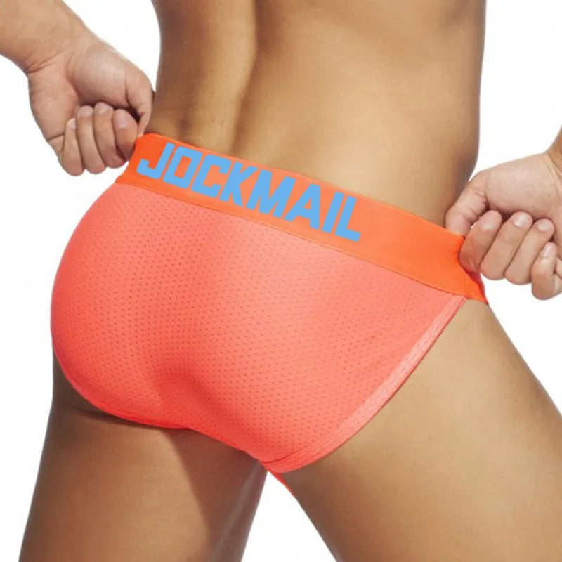 4pcs/Lot Men Underwear Briefs Underpants Nylon Mesh Quick Dry Men's Briefs Bikini Slip Men's Tanga Briefs or As Swim Swimwear