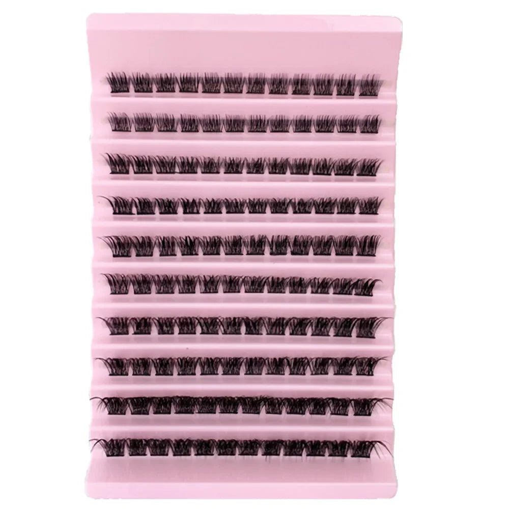 Lash Clusters Individual Lashes Extensions Natural Look Lashes D Curl Fluffy Cluster Lashes DIY Eyelash Extension