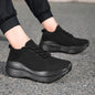 Beige Sports Shoes with Thick Curved Soles Men's Women Fashionable Sports Shoes Thick Cushioning Sole Suitable for Running, Gym