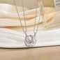 LATS New Stainless Steel Magnetic Sun Moon Couple Necklace Fashion Chain for Men and Women Good Friend Gifts Trend Jewelry