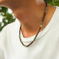 Bohemian Leather Bracelet Men Hand-woven Bracelet Men's Wooden Bead Bracelet Bracelet for Men Charm Bracelet Mens Jewellery