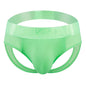 Sexy Men Thong Underwear Jockstraps Crotchless Underpants Low Waist Bikini Panties Mesh Elastic Thread Skin Friendly Lingerie
