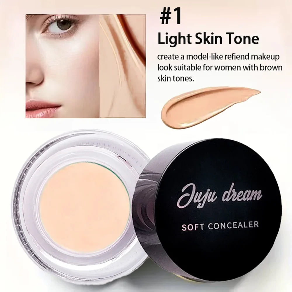Full Coverage Waterproof Concealer – Hides Tattoos, Scars & Blemishes, Natural Matte Foundation for All Skin Tones, Long-Lasting
