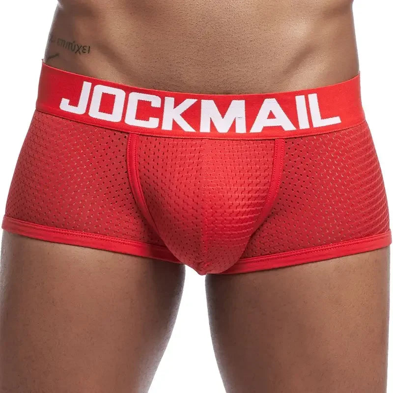 JOCKMAIL  4PCS/Lot boxer men Mesh Breathable boxershorts men Underwear Shorts panties men cuecas boxer underpants calzoncillos