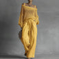 Off Shoulder Hollow Knit Womens 2 Piece Set Long Sleeve High Waist Wide Leg Pants Outfit Casual Loose Summer Beach Vacation Suit
