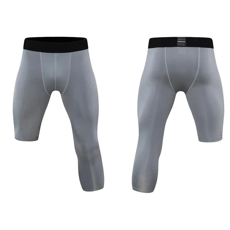 Sports Fitness Pants Men Gym Shorts Workout Tights