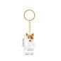 Dog Hair Storage Cute Pendant Keychain Bag Pendant Couple Car Key Chains Jewelry Souvenir Collection Gift Decoration Accessories