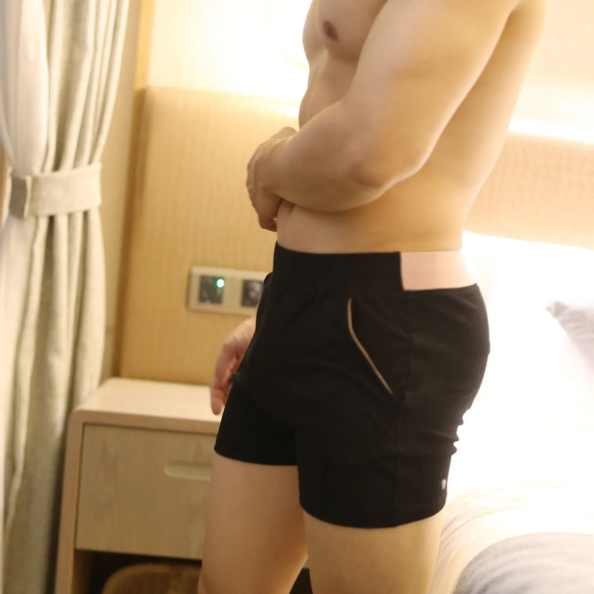 Men's Underwear Boxer Trunks UXH High Quality Men Underwear Shorts Brand Gay Man Boxers Home Sleepwear Sport Shorts Pants