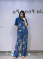 Sequins Bow Short Sleeve Denim 2 Pieces Set For Woman Outfits Casual Wide Leg Pant Sets Y2k Clothes Vestidos Streetwear Outwear