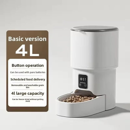 Automatic Dog Cat Feeder Smart Timer Quantitative App Remote Control