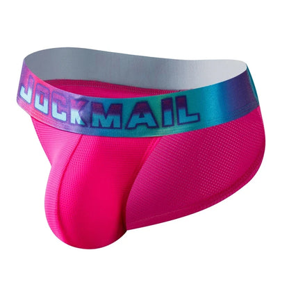 Sexy Men Underwear Briefs Underpants Nylon Mesh Quick Dry Men's Briefs Bikini Slip Men's Tanga Briefs or As Swim Swimwear