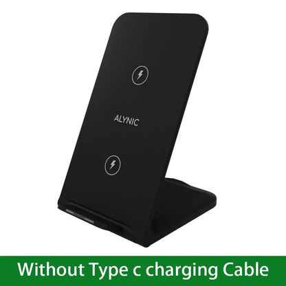 Wireless Charger Station Earphone Phone Fast Charging Charger Holder For iPhone 16 15 14 13 Pro Max Samsung S24 S23 Xiaomi