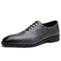 Luxury Mens Leather Shoes Retro Carved Lace-up Brogue Oxford Wedding Men Dress Shoes Male Formal Business Gentleman Office Shoes