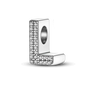 Fit Original Bangle Bracelet DIY A-Z Alphabet Charms Bead 925 Sterling Silver CZ Zircon LOVE Letter Dangle Pendant Jewelry Gift