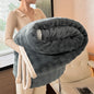 Warm Winter Blanket Milk Velvet Fleece Flannel Soft Thick Plush Blankets for Bed Sofa Single Double Couple Size Fluffy Bedspread