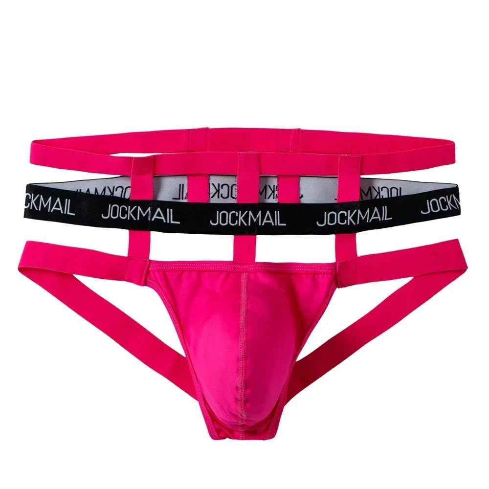 Men Sexy G String Thong Jockstrap Gay Underwear Lingerie Bondage Sissy Lingerie Men Bikini Beif Panochas Cueca Tanga Slip