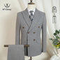 ST Cassy High Quality Elegant Man Suit 2 Piece Set Party Outfit Modern Wedding Dinner Suit for Men Stylish Business Office Suit