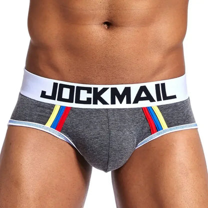 Cotton Men Underwear Boxer Brief Sexy Gay Penis Pouch Push Up Calzoncillos Hombre Slip Cueca Gay Underwear Male Panties