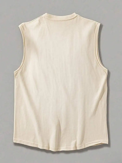 Men’s Casual Slogan Graphic Tank Top