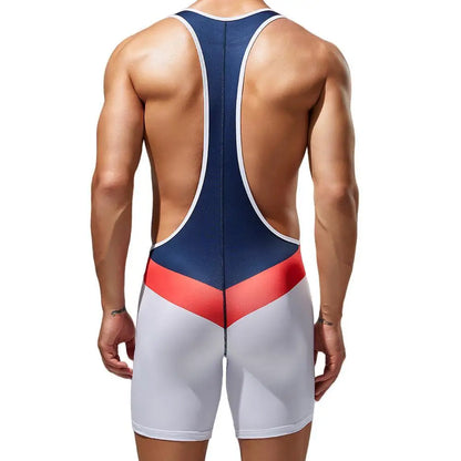 TAUWELL Men Bodysuit Undershirts Gym Sports Vest Leotard Men Boxers Wrestling Singlets Bodybuilding Jumpsuits