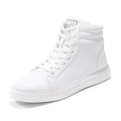 Spring Fashion Red Men's Sneakers High Top Skateboarding Shoes for