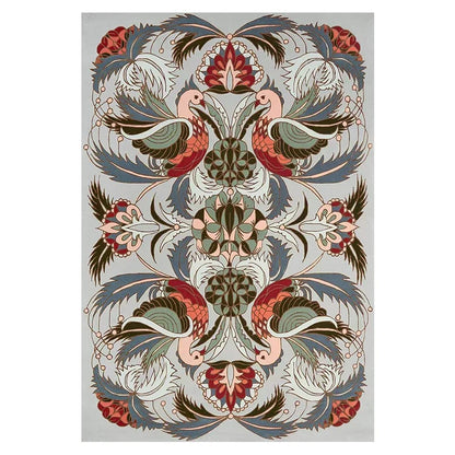 Light Luxury Cloakroom Carpet Home Non-slip Mat Large Area Bedroom Decor Washable Rug European Retro Carpets for Living Room